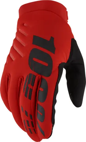 10003-00034 100% Brisker Gloves Red 2x