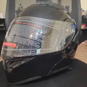 Hb89 1storm Dual Visor Motorcycle Helmet Dot Approved Smoked Clear Shields