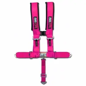 6001-a2-a 50 Caliber Racing Race Harness Seatbelt Pink Rzr 5 Point Universal Polaris Xp1000 Xp900