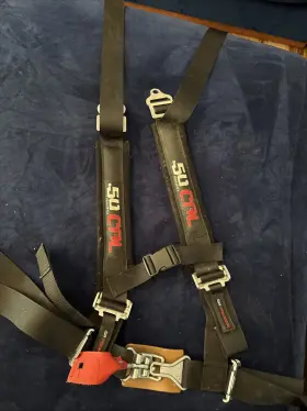 6009a4 50 Caliber Racing 5-point Harness Seat Belt Off-road Can-am Quick Release