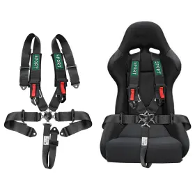 Eg-jjb0 Aaiwa 5 Point Racing Harness Camlock Quick Release Safety Seat Belt Atv Utv Us