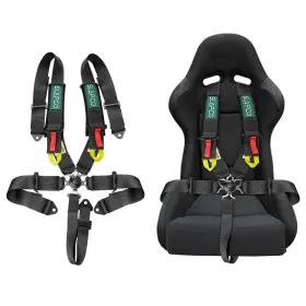 Jjb03 Aaiwa 5 Point Racing Harness Camlock Quick Release Safety Seat Belt Atv Utv Offroad