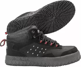 46-040 Acacia Bullet Shoes Broomball Black/red 6