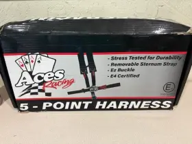 X00282wjrb Aces Racing 5 Point Harness With 2 Inch Padding E4 Certified New In Box