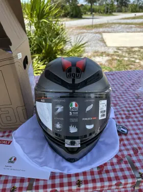 2118395002 Agv K6 S Dot E2206 - Karve Matt Black/grey/red Brand New