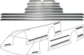 Allstar Performance All23107 Lm Alum Body Brace Kit