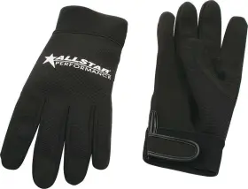 All99940 Allstar Performance Gloves - Shop Nylon Black Medium Pair