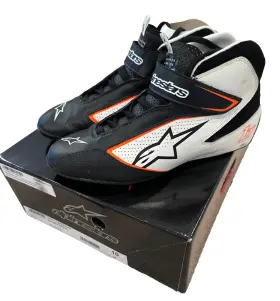 Alpine Stars 059175024221 59175024221 Tech-1 T V3 Shoes Us Size 10 Euro 43 Blk/white/ Fluoro