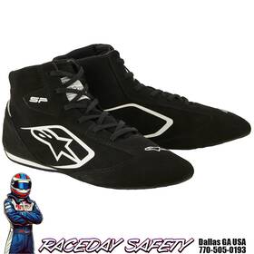 Alpinestars 2710426-12 Sp V3 Auto Racing Shoes Sfi 3.3/5 Black