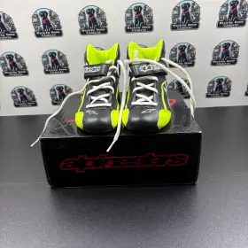 2712518-125 Alpinestars Tech-1 K S Youth Kart Racing Shoes Us 12.5 Black Yellow White Boxed
