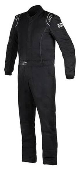 Alpinestars 3355916-10-44 Knoxville Racing Suit Size 44 Black