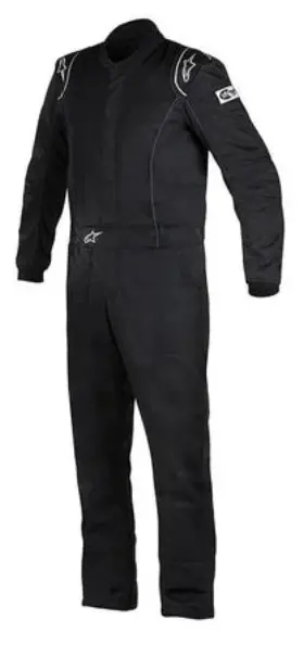 3355916-10-44 Alpinestars Knoxville Racing Suit Size 44 Black