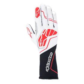 Alpinestars 3550224-123-m Tech-1 Zx V4 Gloves Wht/blk/red Medium
