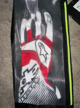 3552020-23 Alpinestars Tech-1 K Race V2 Gloves White/red Adult Medium