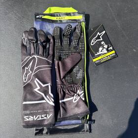 Alpinestars 3552123-1169 Tech-1 K Race V2 M Medium Kart Gloves Black/white