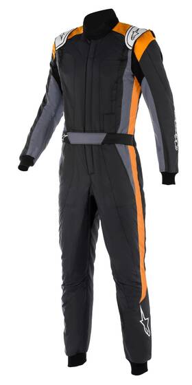 Alpinestars Usa 3352022-1204-56 Suit Gp Pro Black / Flou Orange Large X-large
