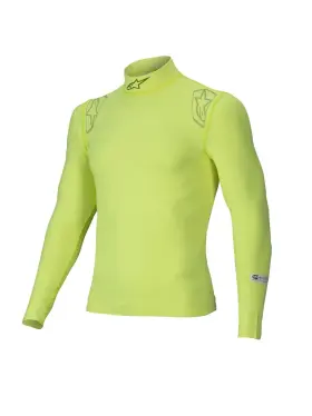 4750325-55-xxl Alpinestars Usa Underwear Top Zx Evo V3 Flu Ylw 2x-lrg Long Slv