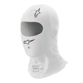 4757224-20-lxl Alpinestars Usa Balaclava Race V3 White Large /x-large