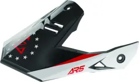 447102 Answer Ar5 Rally Visor - Red/black