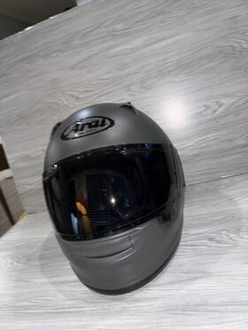 Arai 0101-15824 Regent-x Full Face Helmet Matte Gray Frost Cam Medium M Dark Smoke Shield
