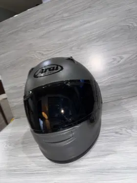 0101-15824 Arai Regent-x Full Face Helmet Matte Gray Frost Cam Medium M Dark Smoke Shield