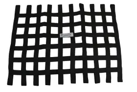 7007bk Assault Racing Products Black Ribbon Window Net Rzr Stock Car Imca Modified