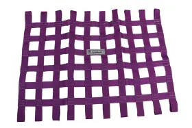 7007pu Assault Racing Products Purple Ribbon Window Net Rzr Stock Car Imca Modified