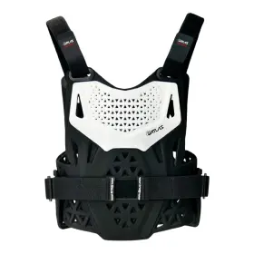 A1010-00-000 Atlas Charger Peewee White - Lightweight Chest Protector For Motocross And Bmx