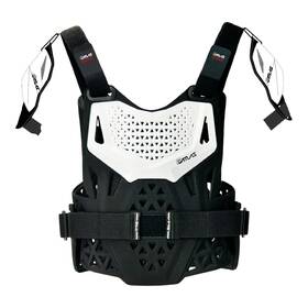 Atlas A1021-00-000 Charger Peewee White Chest Protector Ce L1 Shoulders Motocross And Bmx