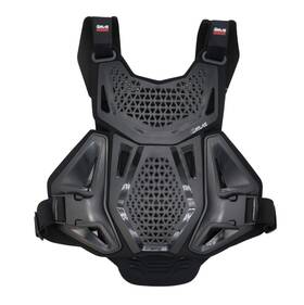 Atlas A1072-01-000 Charger Youth Hybrid Ai Chest And Back Protector - Black Ce Level 1
