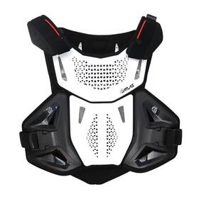 Atlas A1150-00-010 Defender 2.0 Chest And Back Protector - White S/m Ce Stoneshield En 14021