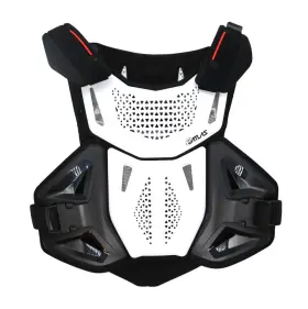 A1150-00-010 Atlas Defender 2.0 Chest And Back Protector - White S/m Ce Stoneshield En 14021
