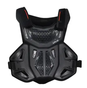 A1151-01-020 Atlas Defender 2.0 Chest And Back Protector - Black L/xl Ce Level 1