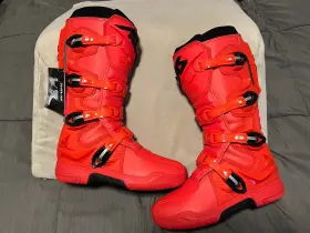 A5000-02-09 Atlas Motocross Boots Brace Traction Men Size 9