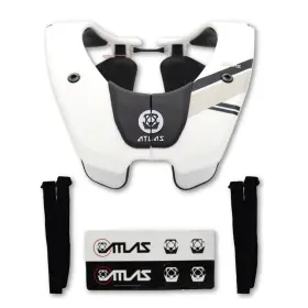 Al4-00-010 Atlas Air Lite Anti-compression Adult Powersports Neck Brace Medium White