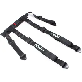 Bag048-bk-us Batu 2 Inch 4-point Racing Harness Quick Release Safety Seat Belts Go-kart Utv Atv Black