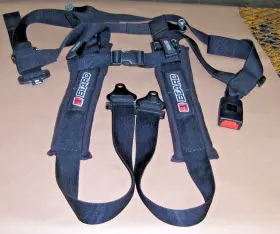 880-220-02 Beard Tr13-4899 4-point Seat 2x2 Automotive Buckle Safety Harness System #