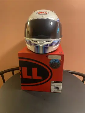0939929 Bell Vortex Band Helmet Blue/white/ Xl