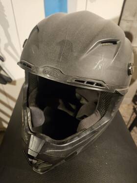 Bell 5885858 Matte Black Motto-9 Intake Motorcycle Helmet Xxl 2xl Great Condition