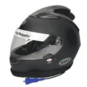 7095758wr Bell Qualifier Top Air Helmet Medium Wired For Intercom Sxs Utv Dot Rated