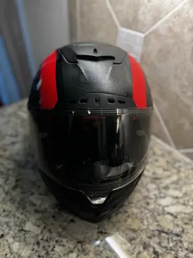 715141 Bell -715141 Race Star Flex Dlx Tantrum 2 Full Face Helmet Matte Black Glossy Red 22.06