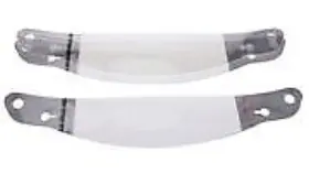 10208c Bell Racing Optic Tear Offs 12-1/2 Banana Clear Fits Zamp Pyrotect Helmet
