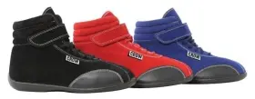 22030bk Bk Racing Crow Safety Gear- 22030bk- Mid-top Shoes- Black- Size 3 Sfi 3.3/5