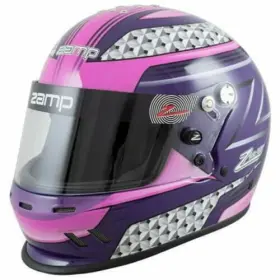Rz-37y Brand 873895034296 Zamp Pink/purple Graphic Youth Auto Racing Helmet Sfi 24.1 56cm