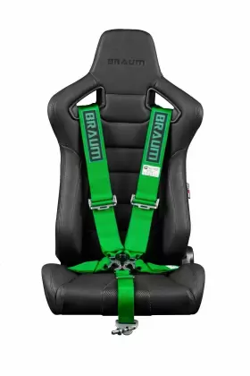 Brh-gns5 Braum 5 Point 3 Inch Straps Sfi Approved Racing Harness Set Green Universal