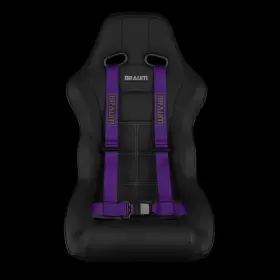 Brh-pup4 Braum Racing 4 Point 2 Inch Strap Single Harness - Purple New