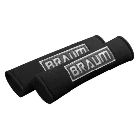 Brhp-2red Braum Racing Harness / Seat Belt Pads Pack Of 2 - Black New