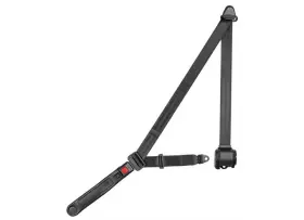 43321b Corbeau Usa Llc 3-point Retractable Black Seat Belt