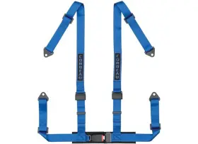 44005b Corbeau Usa Llc 4-point Blue Bolt-in Harness Belt