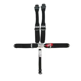 11004h Crow Enterprizes Sfi Black 2 Inch Belt Hans Device Racing Harness - Bolt-in